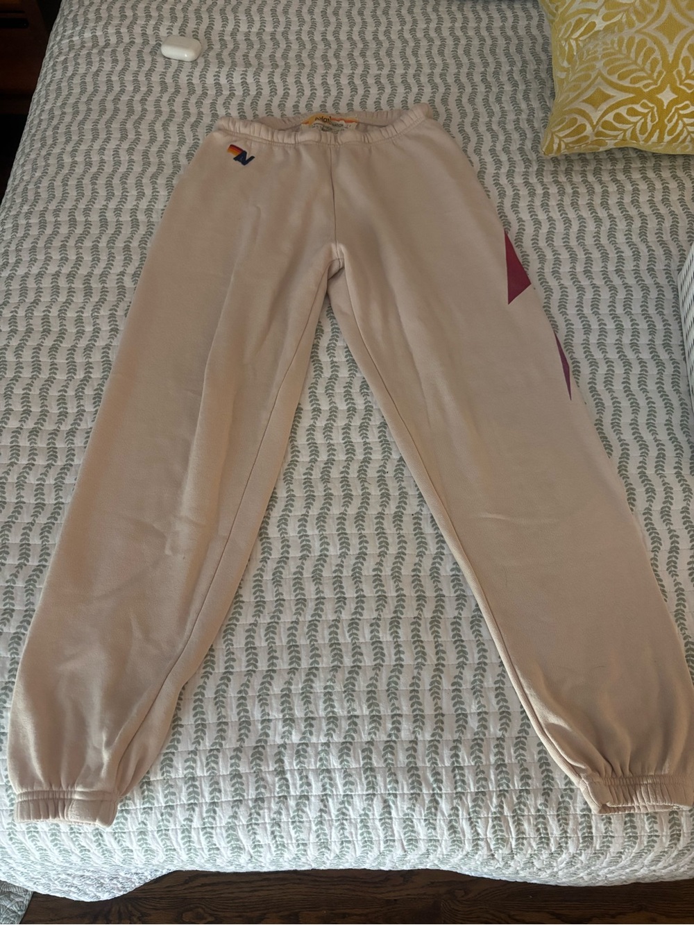 Aviator Nation Jogger Sweatpants with Accent Detail - size M